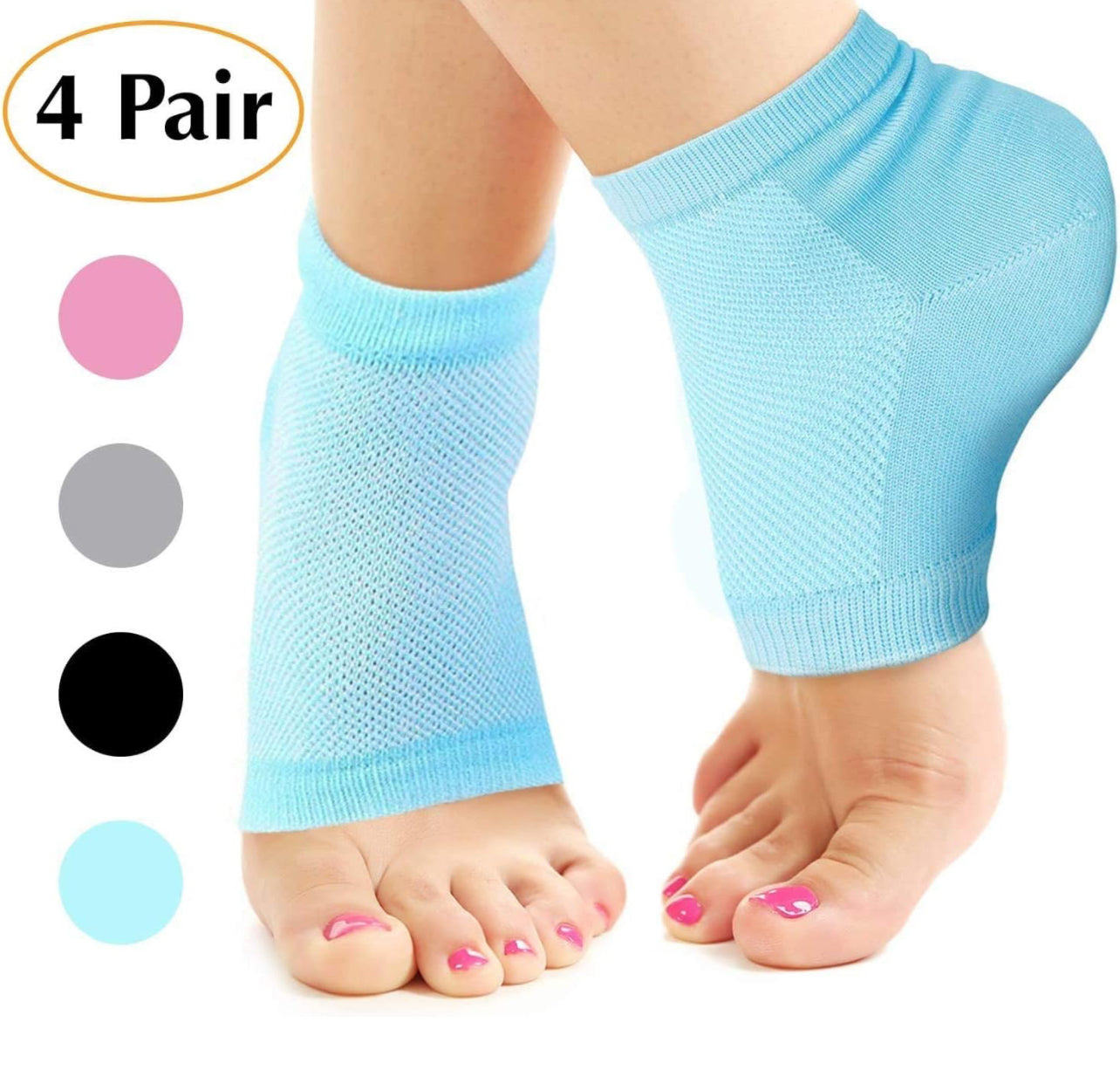 Moisturizing socks for Heels